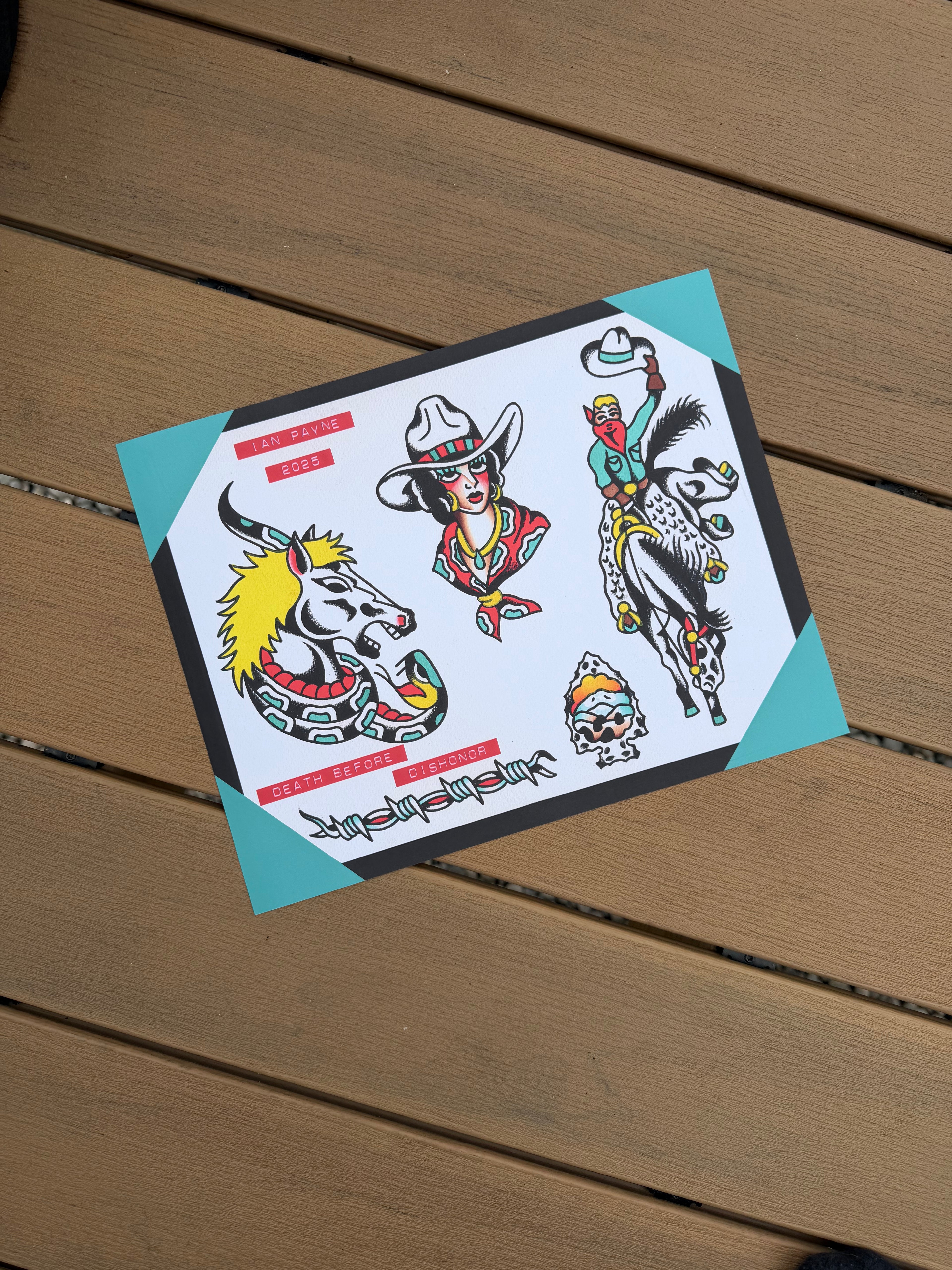 11 X 14 PRINTS - WESTERN SET